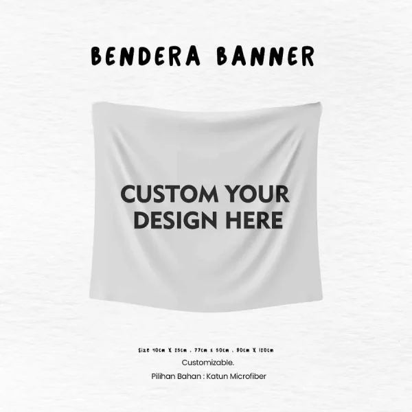 Bendera Custom 35x25 cm - Image 2