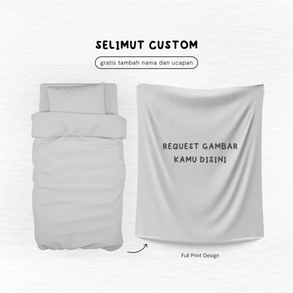 Selimut Custom Foto Small - Image 2