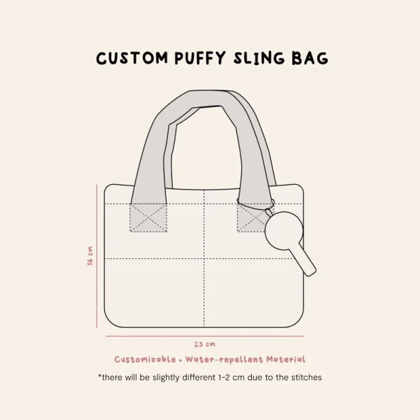Puffy Sling Bag Custom - Image 2